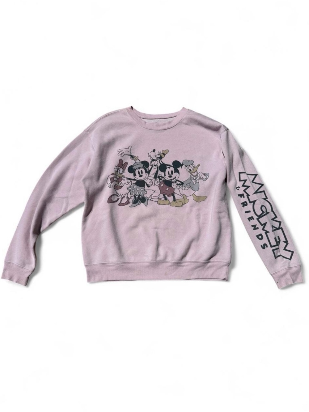 Disney Pink Minnie & Friends Crewneck Sweatshirt